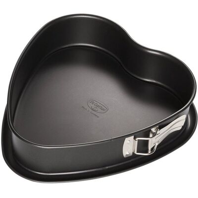 Dr. Oetker Herz Springform - 25cm Antihaft, Auslaufschutz, Herzförmige Backform Dr. Oetker Herz Springform - 25cm Antihaft, Auslaufschutz, Herzförmige Backform