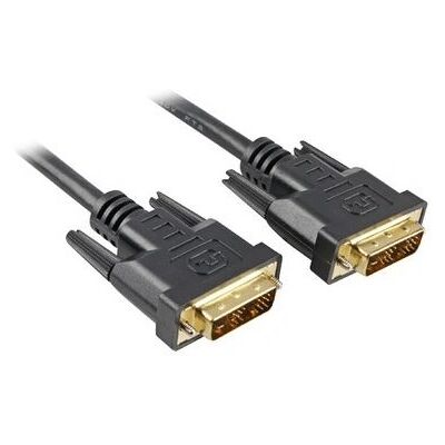 Câble DVI-D à DVI-D 5m Sharkoon pour moniteurs TFT - Publicité Câble DVI-D à DVI-D 5m Sharkoon pour moniteurs TFT - Publicité