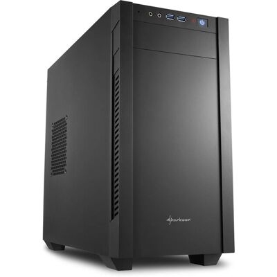 Sharkoon S1000 Tour MicroATX - Noir - Boîtier PC Sharkoon S1000 Tour MicroATX - Noir - Boîtier PC
