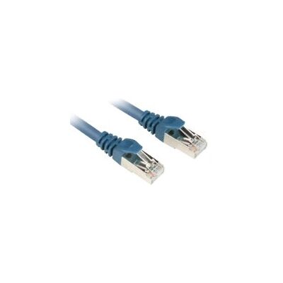 Sharkoon 0,25m Cat6 S/FTP Netwerkkabel - Blauw Sharkoon 0,25m Cat6 S/FTP Netwerkkabel - Blauw