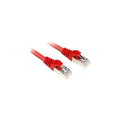 Sharkoon - Cat6 S/FTP 0.25m Červená - RJ-45 - Síťový kabel Sharkoon - Cat6 S/FTP 0.25m Červená - RJ-45 - Síťový kabel