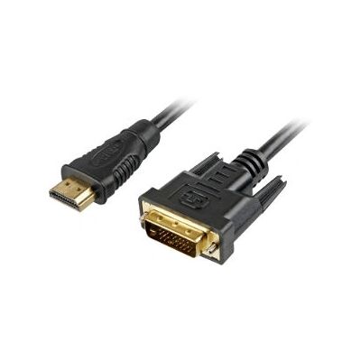 Sharkoon Adapterkabel 5m HDMI/DVI-D Schwarz - Videokabel Sharkoon Adapterkabel 5m HDMI/DVI-D Schwarz - Videokabel
