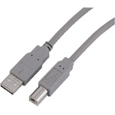 Cavo USB Sharkoon 4044951015290 - 0,5 m USB A a B - Grigio Cavo USB Sharkoon 4044951015290 - 0,5 m USB A a B - Grigio
