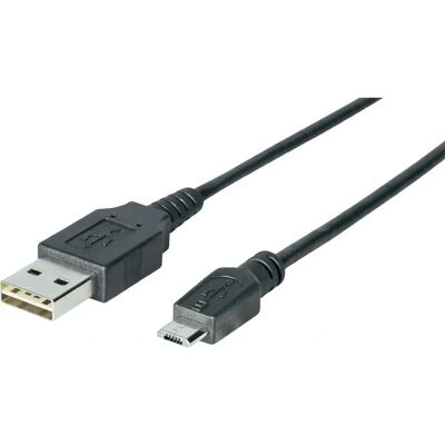 Câble USB 2.0 A à Micro-B Sharkoon - 3m - Noir - Publicité Câble USB 2.0 A à Micro-B Sharkoon - 3m - Noir - Publicité