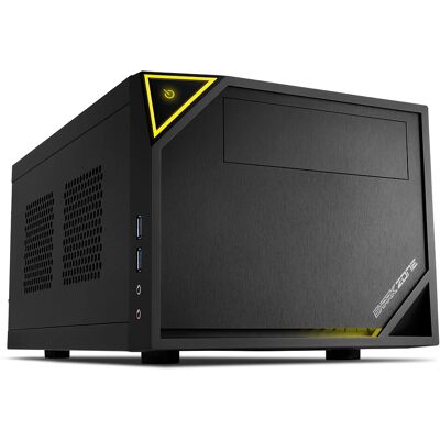 Caja de PC Sharkoon SHARK ZONE C10 Mini-ITX - Negro/Amarillo Caja de PC Sharkoon SHARK ZONE C10 Mini-ITX - Negro/Amarillo