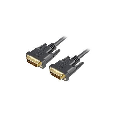 Sharkoon DVI-D DVI-D Kabel - 1m Sort Sharkoon DVI-D DVI-D Kabel - 1m Sort