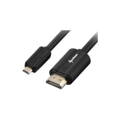 Sharkoon 1m HDMI Micro HDMI Kabel - Unterstützt 4K - Schwarz Sharkoon 1m HDMI Micro HDMI Kabel - Unterstützt 4K - Schwarz