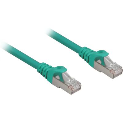Sharkoon Model - Grøn 10m Cat6a S/FTP Netværkskabel Sharkoon Model - Grøn 10m Cat6a S/FTP Netværkskabel