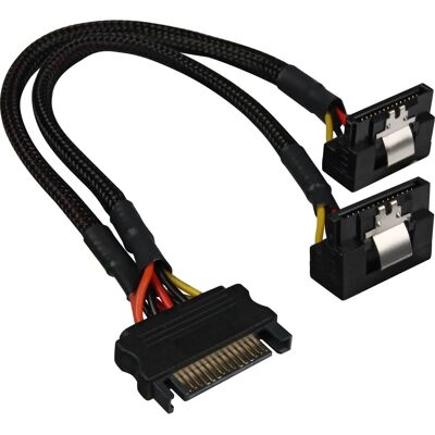 Sharkoon SATA Stromadapter 90° - 20cm Sharkoon SATA Stromadapter 90° - 20cm
