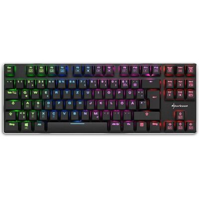 Tastiera Sharkoon PureWriter TKL RGB - Gaming USB - Nero Tastiera Sharkoon PureWriter TKL RGB - Gaming USB - Nero