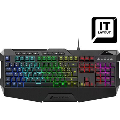 Clavier Gaming Sharkoon SKILLER SGK4 rétroéclairé RGB - Clavier - Publicité Clavier Gaming Sharkoon SKILLER SGK4 rétroéclairé RGB - Clavier - Publicité