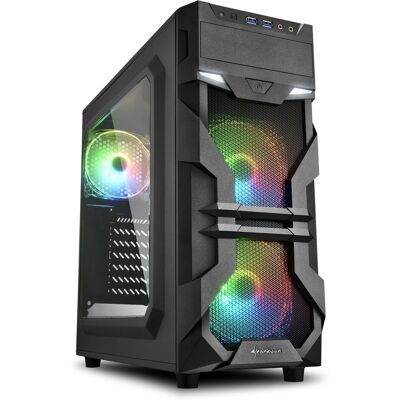 Sharkoon VG7-W RGB Tour Midi - Boîtier d’Ordinateur Sharkoon VG7-W RGB Tour Midi - Boîtier d’Ordinateur