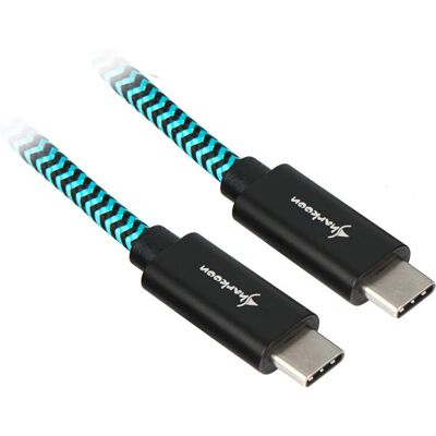 Sharkoon USB 3.2 Gen 2-Kabel - USB-C auf USB-C Sharkoon USB 3.2 Gen 2-Kabel - USB-C auf USB-C