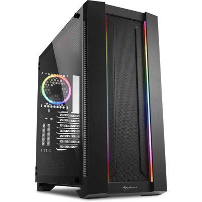 Sharkoon Elite Shark CA200M Midi Tower - Czarny ATX / E-ATX / Micro-ATX / Mini-ITX Sharkoon Elite Shark CA200M Midi Tower - Czarny ATX / E-ATX / Micro-ATX / Mini-ITX