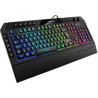 Clavier de jeu RGB Sharkoon Skiller SGK5 - Italien, Noir - Publicité Clavier de jeu RGB Sharkoon Skiller SGK5 - Italien, Noir - Publicité