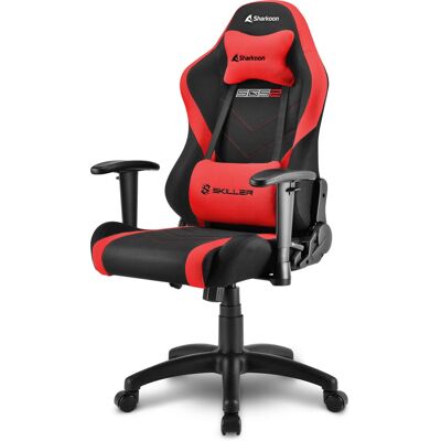 Silla de juego Sharkoon Skiller SGS2 Jr. - Infantil, Rojo Silla de juego Sharkoon Skiller SGS2 Jr. - Infantil, Rojo