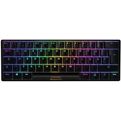 Sharkoon SGK50 S4 Mechanische Tastatur - RGB, QWERTZ, Schwarz Sharkoon SGK50 S4 Mechanische Tastatur - RGB, QWERTZ, Schwarz