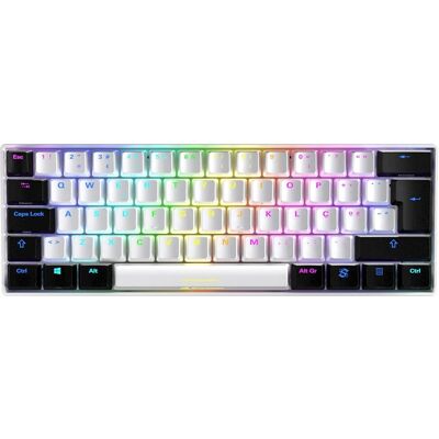 Sharkoon Skiller Sgk50 S4 - Tastatur - Bakgrunnsbelyst - Usb-C - Italiensk - Kailh Red Switch - Hvit Sharkoon Skiller Sgk50 S4 - Tastatur - Bakgrunnsbelyst - Usb-C - Italiensk - Kailh Red Switch - Hvit