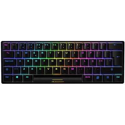 Teclado de Juego Sharkoon SGK50 S4 Negro Teclado de Juego Sharkoon SGK50 S4 Negro