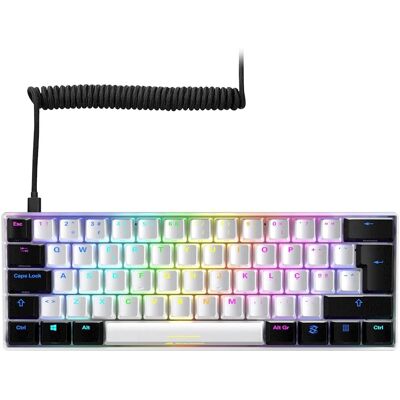 Teclado Gaming Blanco QWERTY de Sharkoon - SGK50 S4 Teclado Gaming Blanco QWERTY de Sharkoon - SGK50 S4