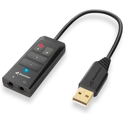 Sharkoon SB2 Externe Soundkarte - 7.1 Kanäle USB Sharkoon SB2 Externe Soundkarte - 7.1 Kanäle USB