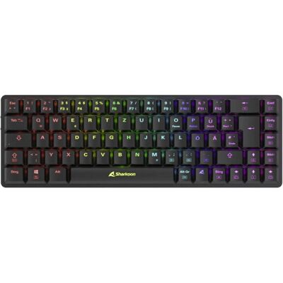 Trådløs mekanisk tastatur Sharkoon PureWriter W65 - Sort - Gaming Trådløs mekanisk tastatur Sharkoon PureWriter W65 - Sort - Gaming