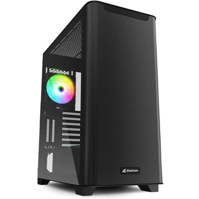 Gabinete para PC Gamer Sharkoon M30 RGB Torre Completa - Preto Gabinete para PC Gamer Sharkoon M30 RGB Torre Completa - Preto