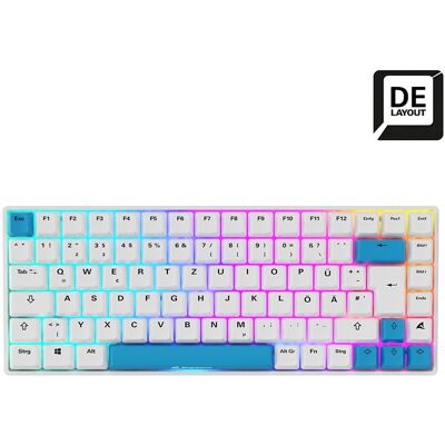 Sharkoon Shark SGK50 S3 PBT Gaming Keyboard - White Sharkoon Shark SGK50 S3 PBT Gaming Keyboard - White