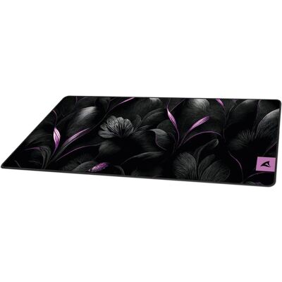 Alfombrilla de Ratón Gaming Negra/Morada - Material: Tela Alfombrilla de Ratón Gaming Negra/Morada - Material: Tela