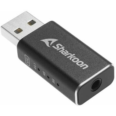 Sharkoon Márka DAC Pro S Interfész kártya - 3,5 mm, USB-A, Fekete Sharkoon Márka DAC Pro S Interfész kártya - 3,5 mm, USB-A, Fekete