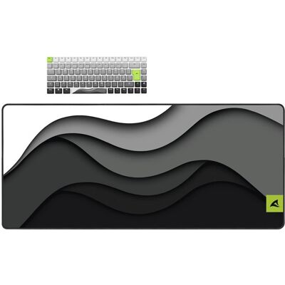 Sharkoon SKILLER SGK50 S3 Gaming Tastatur- und Mausmatten-Set - Schwarz, Grau, Weiß Sharkoon SKILLER SGK50 S3 Gaming Tastatur- und Mausmatten-Set - Schwarz, Grau, Weiß