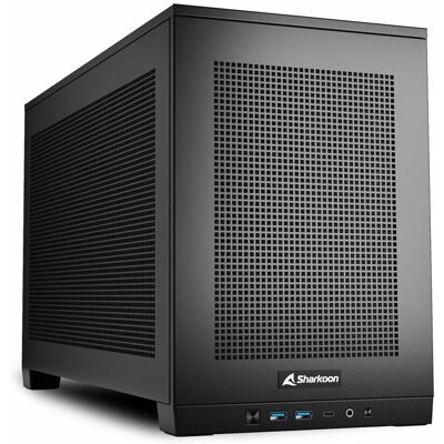 Gabinete PC compacto Sharkoon Rebel C20 - Compatible con RTX 4090 Gabinete PC compacto Sharkoon Rebel C20 - Compatible con RTX 4090