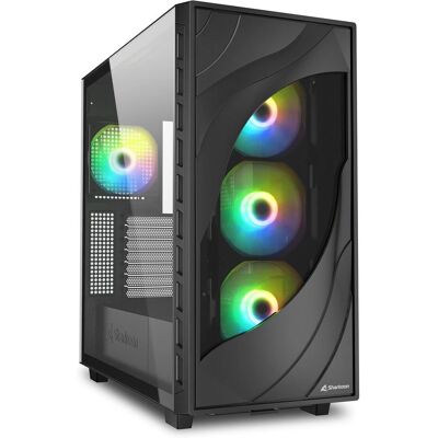 Sharkoon Rebel C80G RGB Midi Tower - PC Kabinet Sharkoon Rebel C80G RGB Midi Tower - PC Kabinet