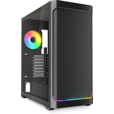 Sharkoon AK4W RGB Mid Tower - Understøtter Vandskylning Sharkoon AK4W RGB Mid Tower - Understøtter Vandskylning