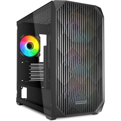 Sharkoon MK3 RGB Μαύρο - Πλαίσιο υπολογιστή Micro-ATX Sharkoon MK3 RGB Μαύρο - Πλαίσιο υπολογιστή Micro-ATX