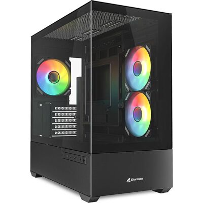 Sharkoon MK6 RGB Midi Tower Wit PC-behuizing Sharkoon MK6 RGB Midi Tower Wit PC-behuizing