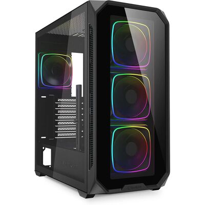 Sharkoon AK5G RGB Középmagas Torony - PC ház Sharkoon AK5G RGB Középmagas Torony - PC ház