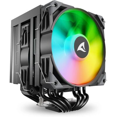 Sharkoon A60 RGB Dual-Tower Air Cooler - CPU Sharkoon A60 RGB Dual-Tower Air Cooler - CPU