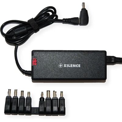 Caricabatterie universale Xilence XM012 - 120 W, 11 adattatori, Display LED, Nero Caricabatterie universale Xilence XM012 - 120 W, 11 adattatori, Display LED, Nero