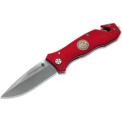 Faca de Resgate Böker Magnum Fire Brigade - Canivete - Lâmina 8,5cm Faca de Resgate Böker Magnum Fire Brigade - Canivete - Lâmina 8,5cm