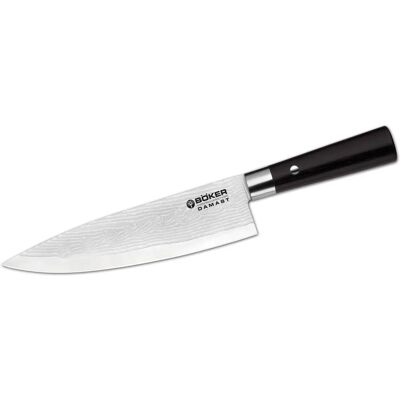 Couteau de Chef Böker Damast Black - 130421DAM Couteau de Chef Böker Damast Black - 130421DAM