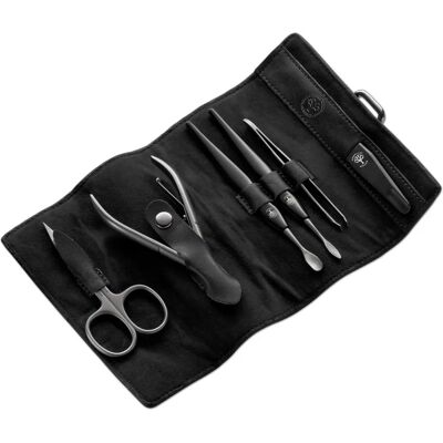 Ensemble de manucure Böker Arbolito - Étui en cuir - Acier inoxydable Ensemble de manucure Böker Arbolito - Étui en cuir - Acier inoxydable