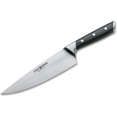 Faca de Cozinha Böker Forge - 20cm - Aço inoxidável - Cabo ergonômico - Embalagem de presente Faca de Cozinha Böker Forge - 20cm - Aço inoxidável - Cabo ergonômico - Embalagem de presente