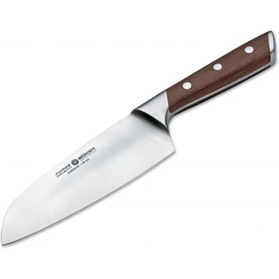 Couteau Santoku Boker Manufaktur - Outil de Cuisine - Publicité Couteau Santoku Boker Manufaktur - Outil de Cuisine - Publicité