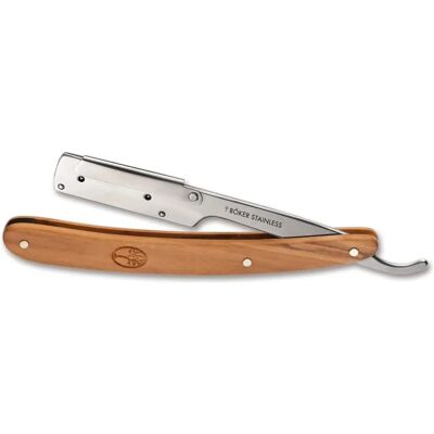 Böker Pro Barberette Olive 140906 navalha - Navalha clássica profissional Böker Pro Barberette Olive 140906 navalha - Navalha clássica profissional
