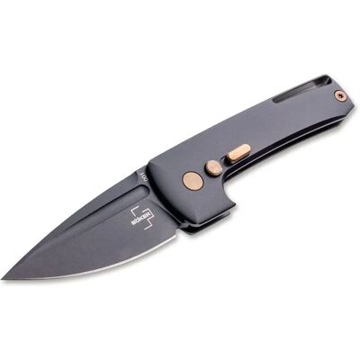 Boker Plus Harlock Mini - Automatyczny Nóż, 154CM Stal, Czarny Rękojeść Boker Plus Harlock Mini - Automatyczny Nóż, 154CM Stal, Czarny Rękojeść