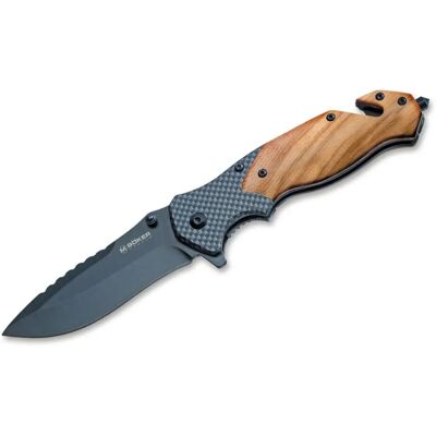 Böker Magnum Blomkvist Olive Modelo 01MB736 - Faca Böker Magnum Blomkvist Olive Modelo 01MB736 - Faca