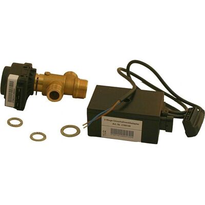 Válvula de conmutación de 3 vías con placa adaptadora - Válvula Válvula de conmutación de 3 vías con placa adaptadora - Válvula