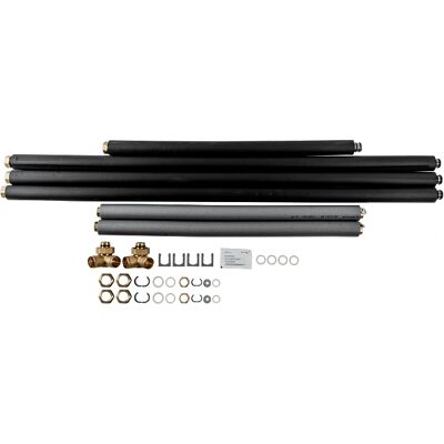 Wolf Cob Anschlussset 2070948 Edelstahl Wandmontage Wolf Cob Anschlussset 2070948 Edelstahl Wandmontage