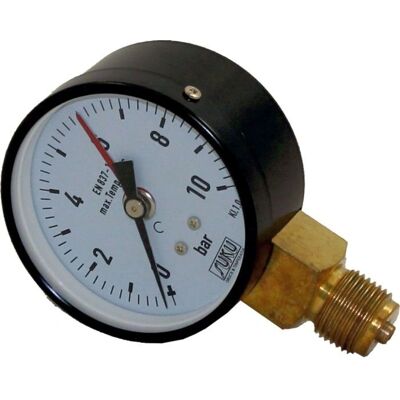 Wolf NG080 Manometer - 10 BAR Druck Wolf NG080 Manometer - 10 BAR Druck
